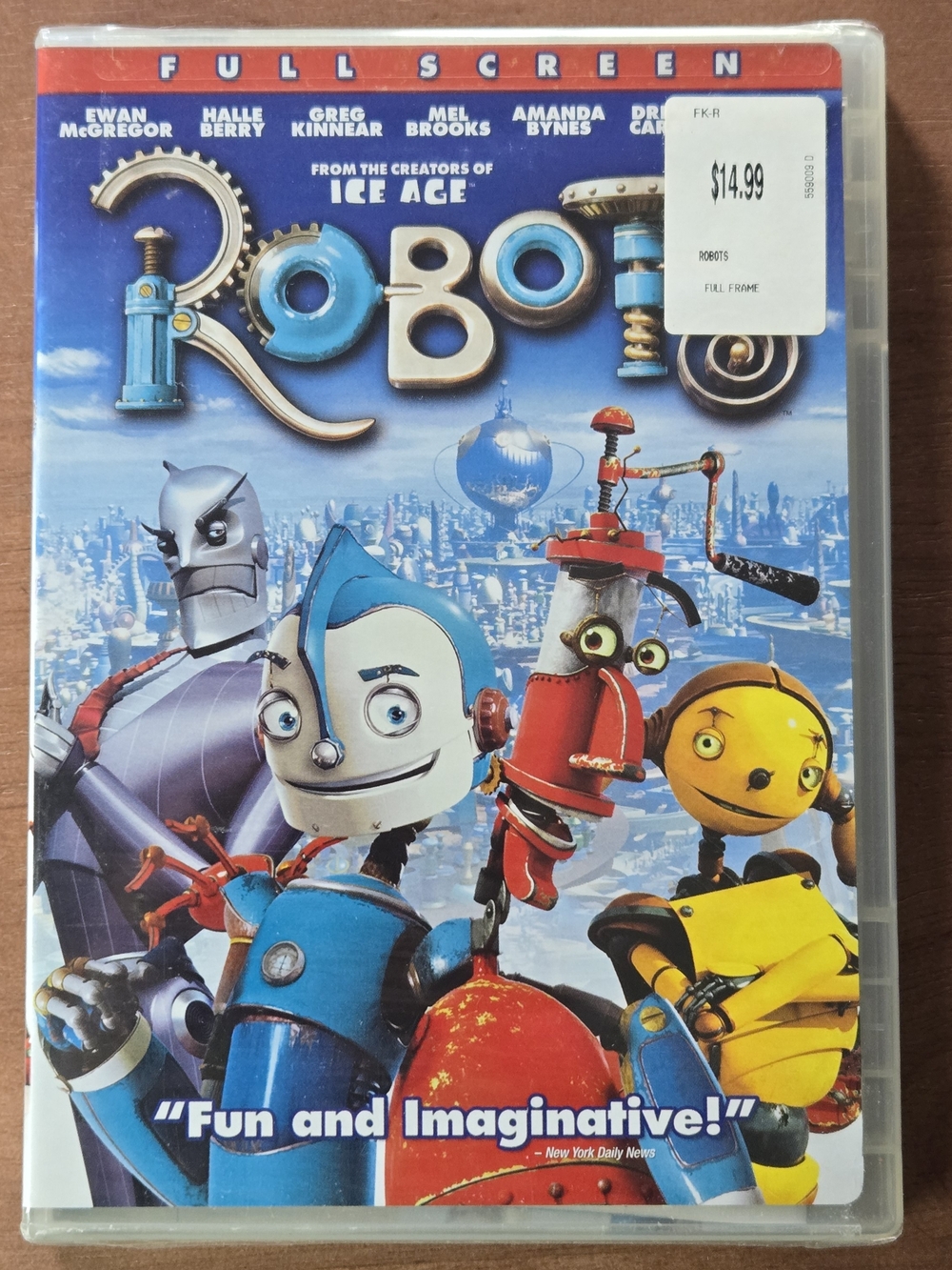Robots DVD Movie (Fullscreen) Woth Xbox Racing Game, New Sealed - Picture 1 of 5
